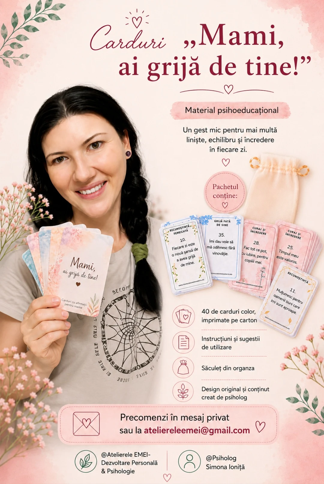 Cardurile „Mami, ai grijă de tine!”
